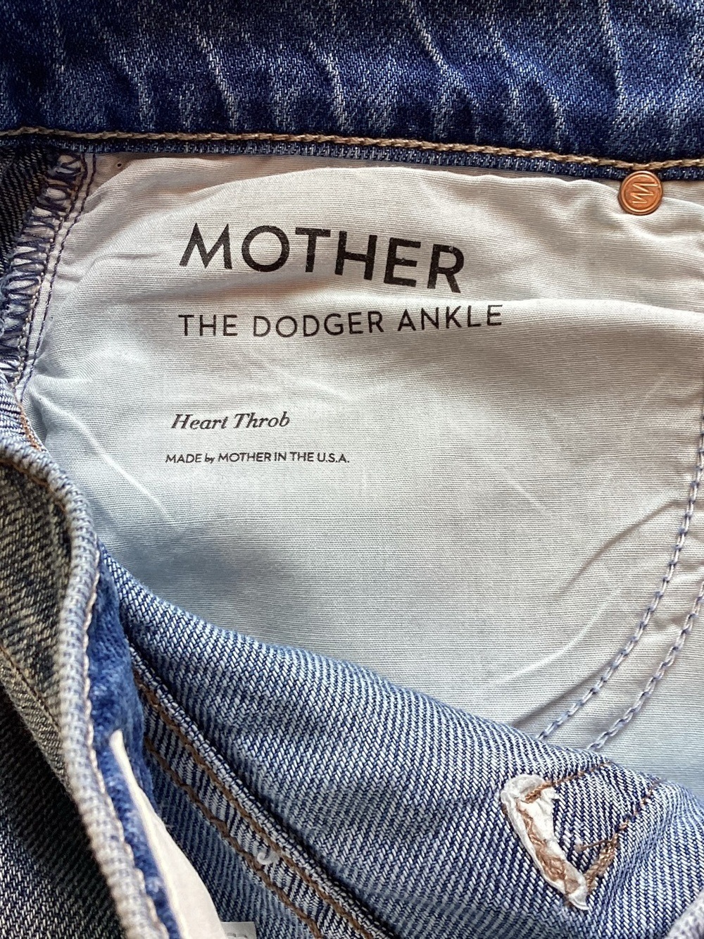 Mother Superior The Dodger Ankle Wide Leg Jean Size 25 - Picture 9 of 11
